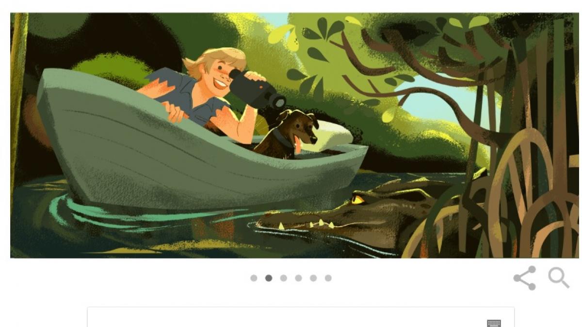 steve irwin crocodile hunter celebrat de google cu un google doodle special 57 de ani de la