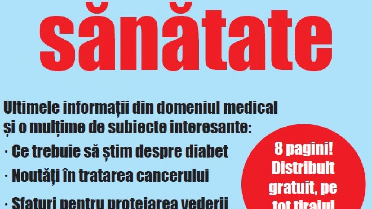 nu rata joi jurnalul de sanatate