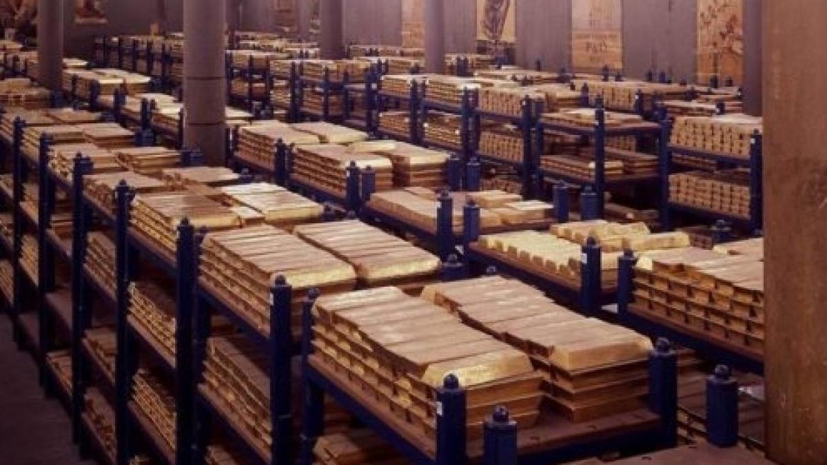 cum arata locul in care romania isi tine rezerva de aur vistieria se deschide cu chei de aproape un