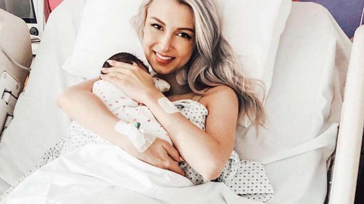 andreea balan prima fotografie si primul mesaj dupa ce a facut embolie amniotica in timpul nasterii