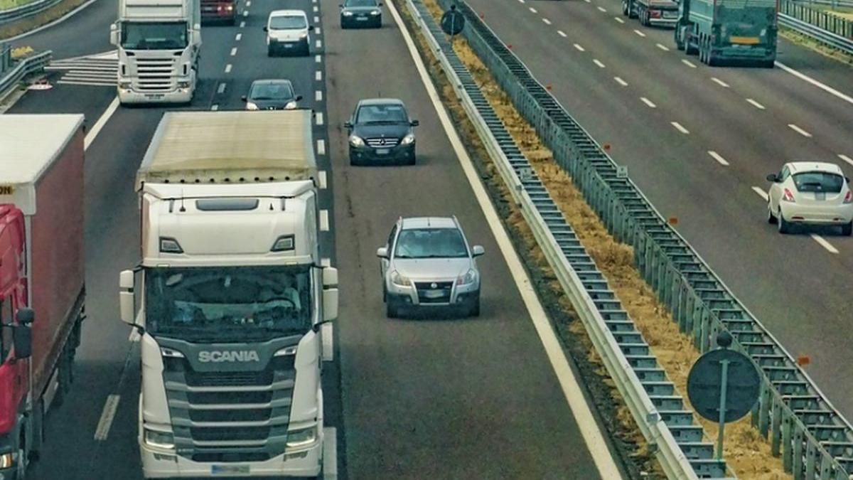 Accident în lanț pe Autostrada A1