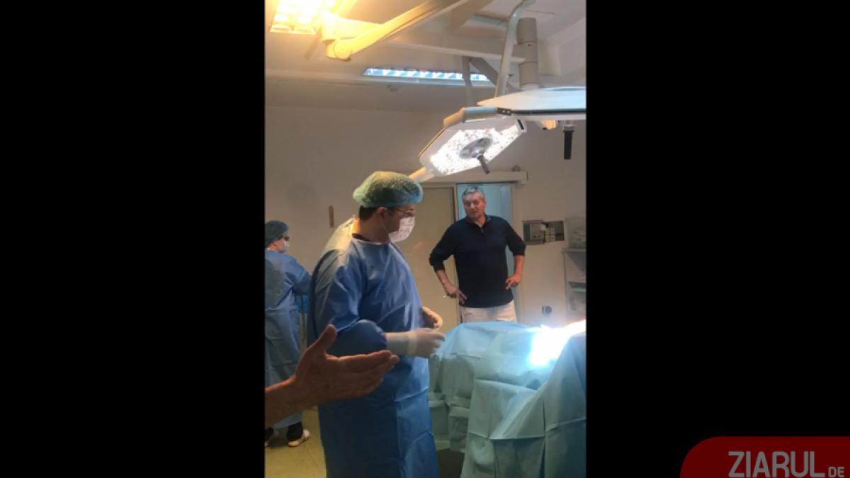 era anesteziat pe masa de operatie a spitalului din craiova cand a vazut ca mai intra un doctor in