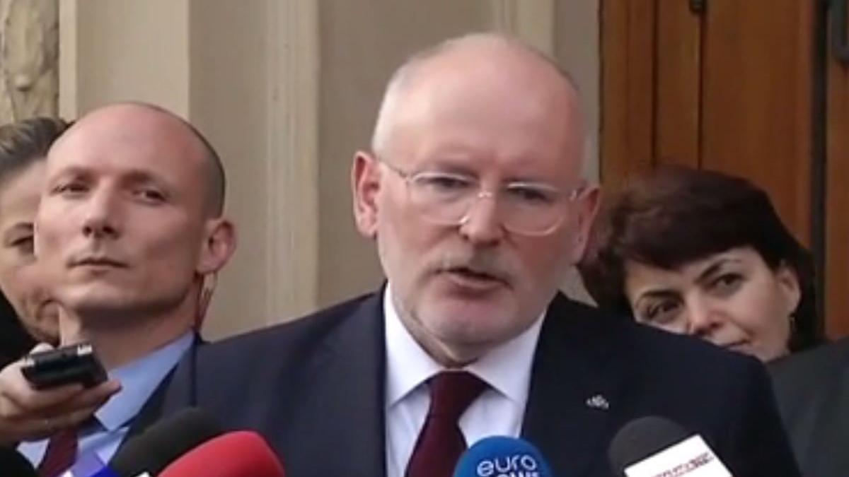 timmermans de la publicarea raportului mcv nu am vazut progrese vreau sa discut cu reprezentantii
