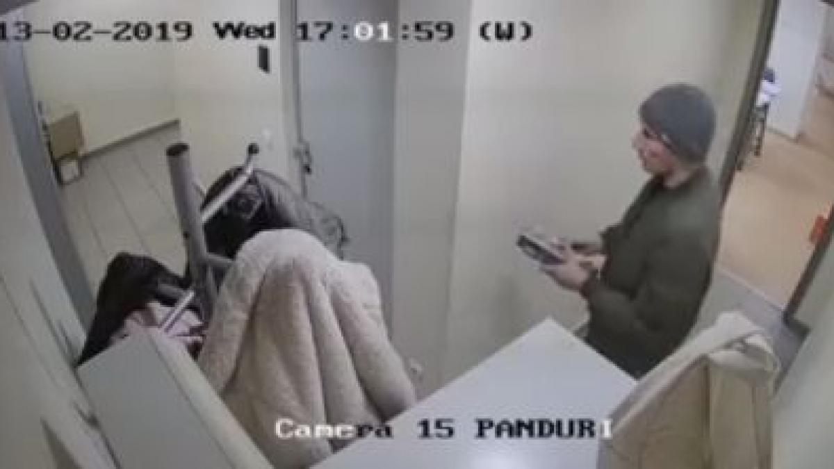 barbat surprins in timp ce fura dintr un cabinet veterinar din capitala