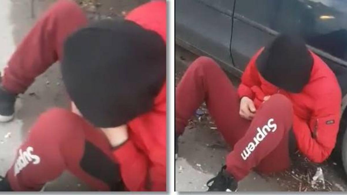 barbatul din timisoara a vazut un tanar ghemuit langa o masina s a apropiat de el dar si a dat