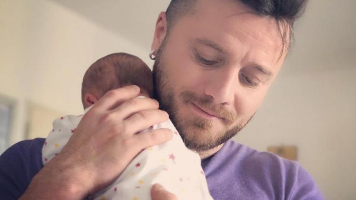 tavi clonda prima fotografie alaturi de fetita lui iris ne a adus primavara