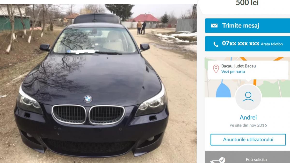 cauta ceva pentru masina pe olx cand a vazut un anunt care i a luat pur si simplu privirea andrei