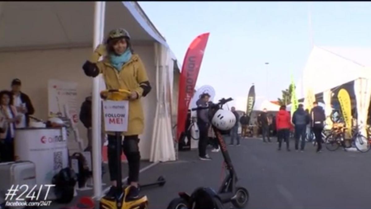 24 it distractie electrica la salonul bicicletei