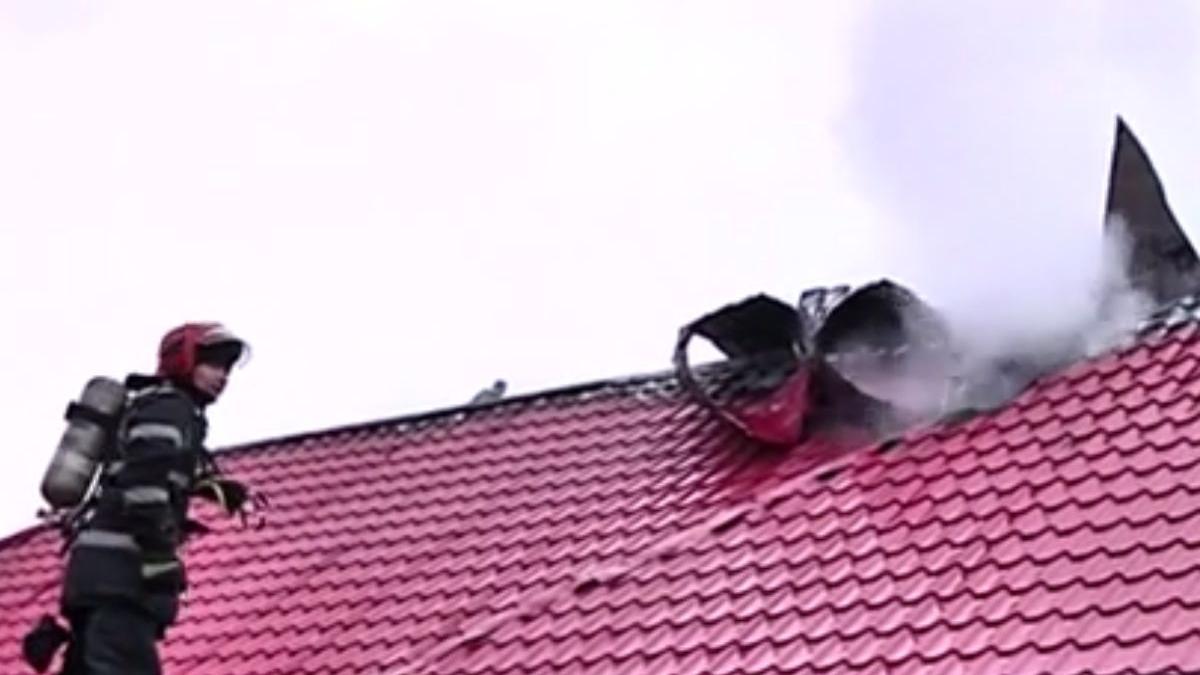 incendiu violent la o gradinita din valcea