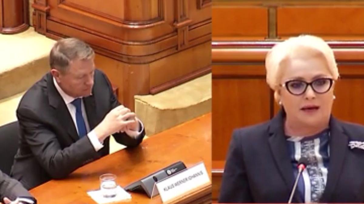 sedinta solemna cu atacuri politice viorica dancila isi cere scuze pentru iesirea lui iohannis