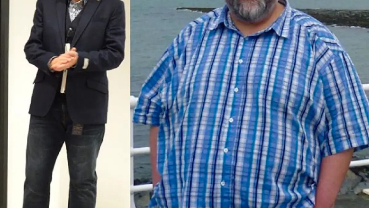 un barbat a reusit sa slabeasca 127 de kilograme in doar doi ani fara operatii sau pastile facand