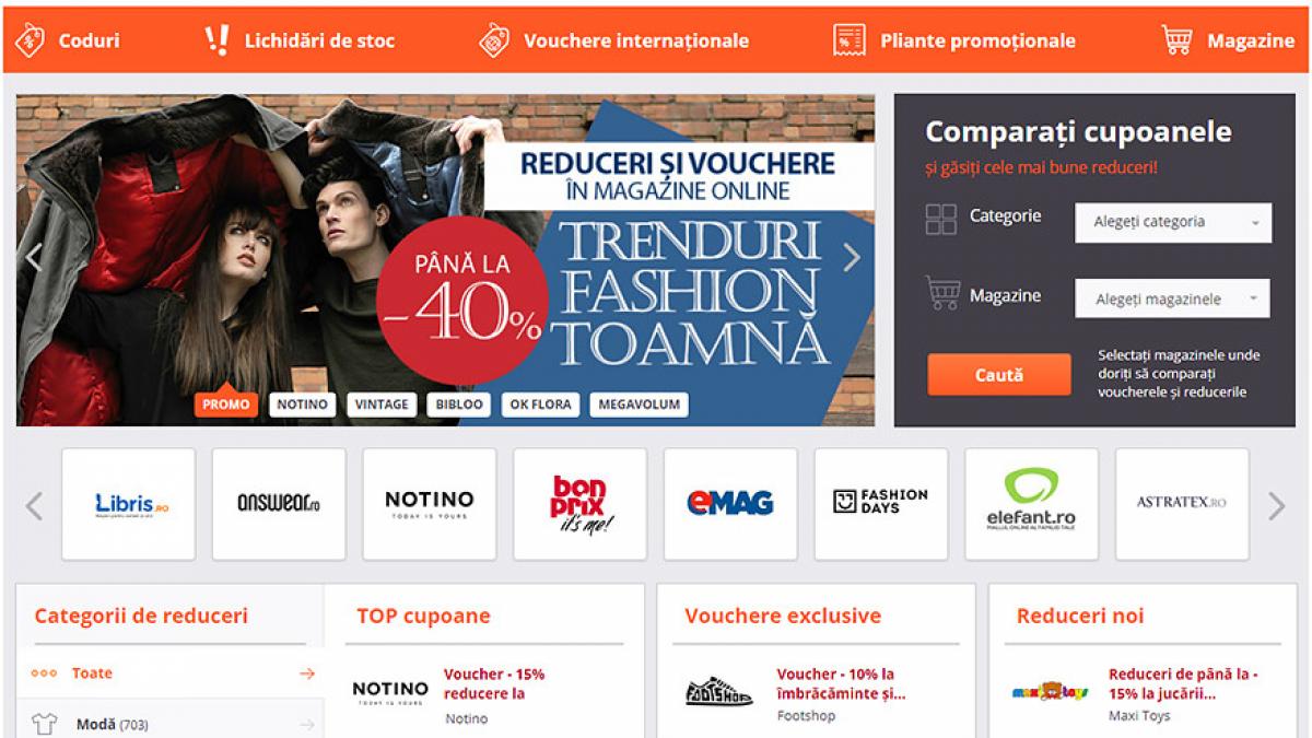cumparaturi avantajoase in toate magazinele online cu ajutorul cupoanelor de reducere p