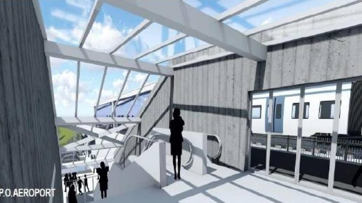 cum arata proiectul liniei de cale ferata bucuresti nord aeroportul international henri coanda