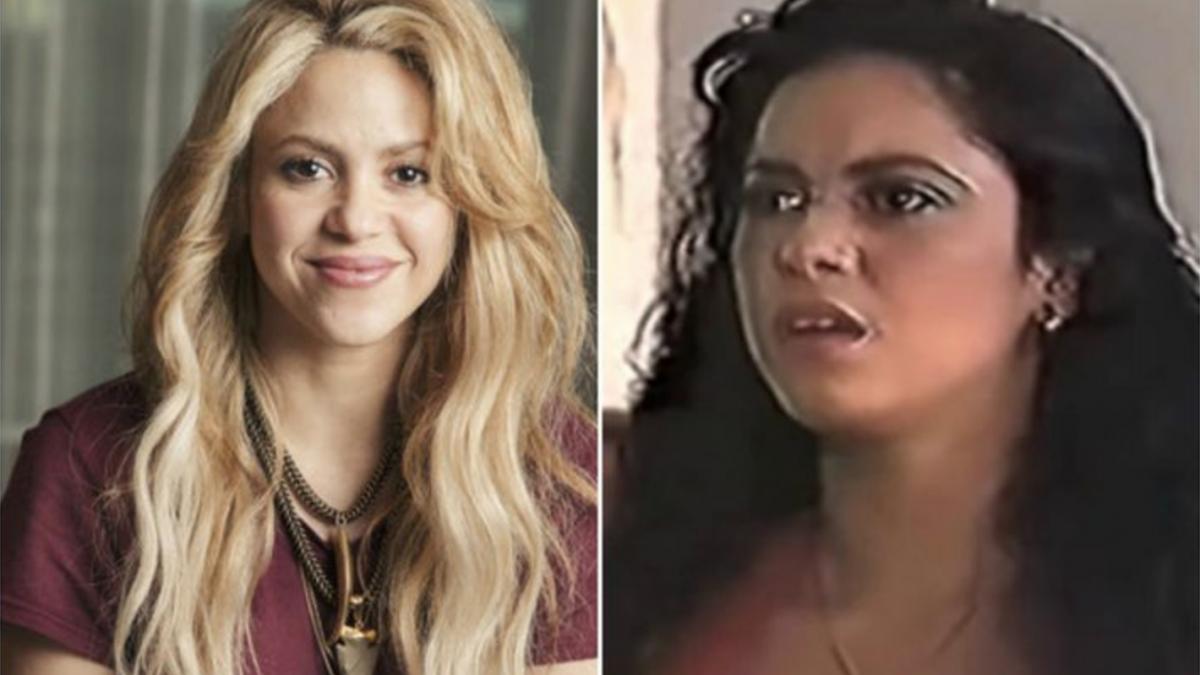 foto de nerecunoscut cum arata shakira inainte de a deveni celebra