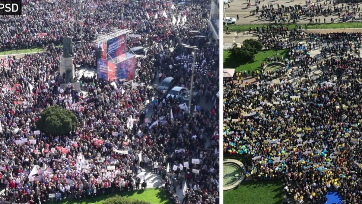 diferenta colosala intre mitingul psd de la galati si cel al pnl din acelasi loc zeci de mii de