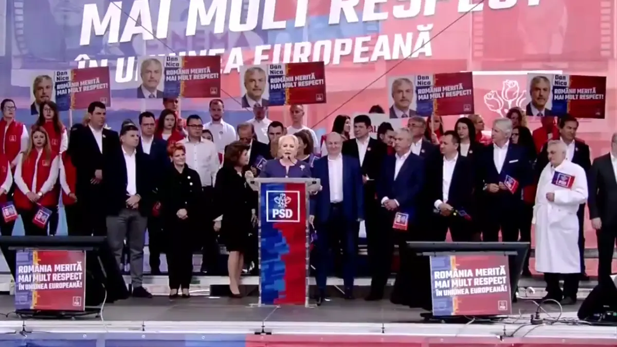viorica dancila la mitingul psd de la galati am cerut presedintelui sa ceara aderarea la spatiul