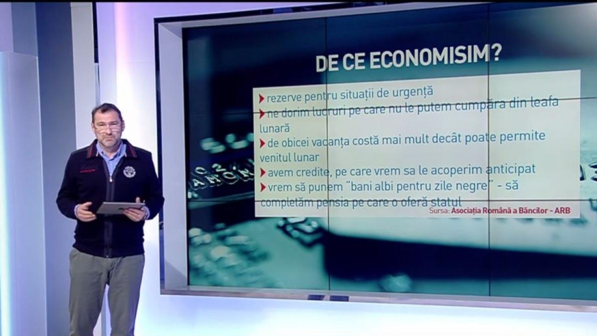 jurnal de economie cu daniel apostol cum putem economisi bani din cei pe care ii castigam