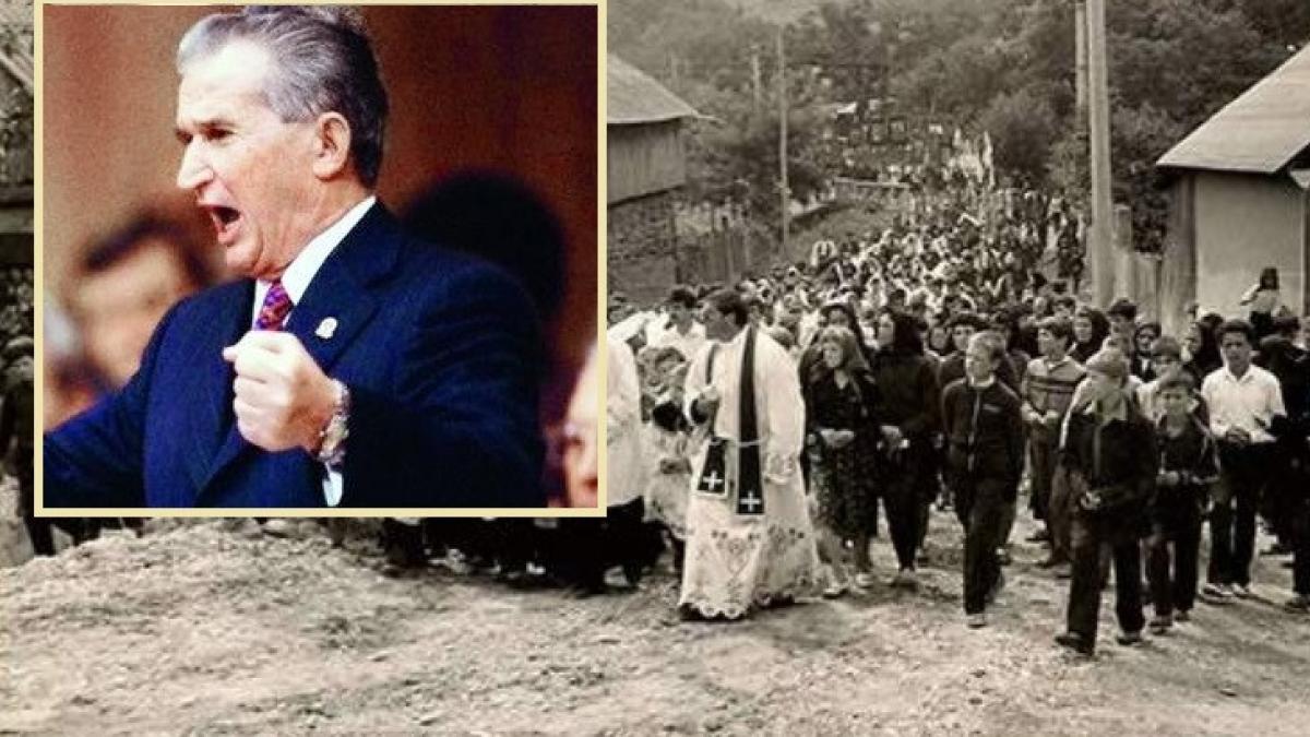 cea mai mare inmormantare din romania 23 de sicrie cu copii ceausescu le dati popi zahar si ulei si