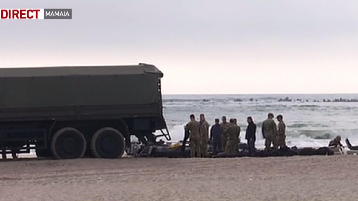 operatiune de amploare la malul marii elevul disparut cautat de scafandrii armatei