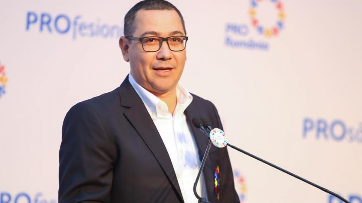 victor ponta anunta ca pro romania va vota motiunea de cenzura