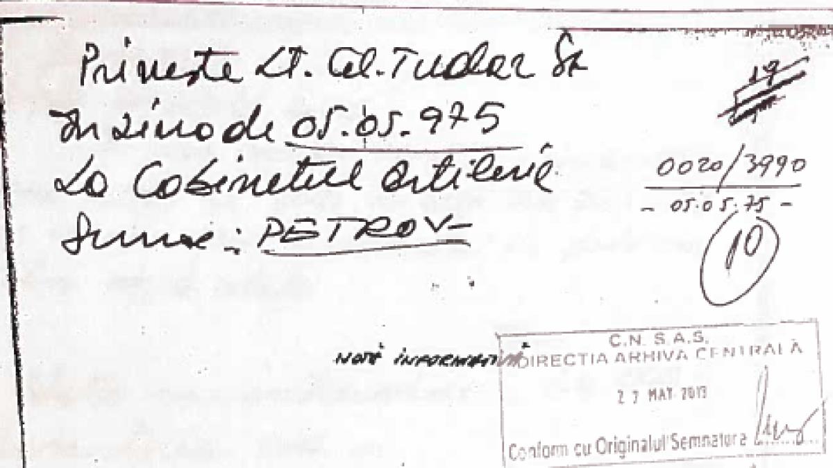 documente cum si ar fi turnat traian basescu colegii la securitate elevul sergent dimitriu cornel