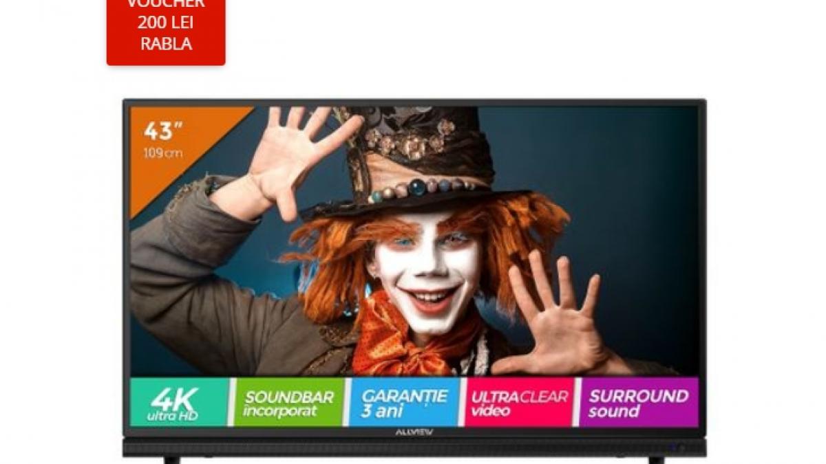 emag reduceri sansa uriasa televizor 4k ultra hd la 750 de lei