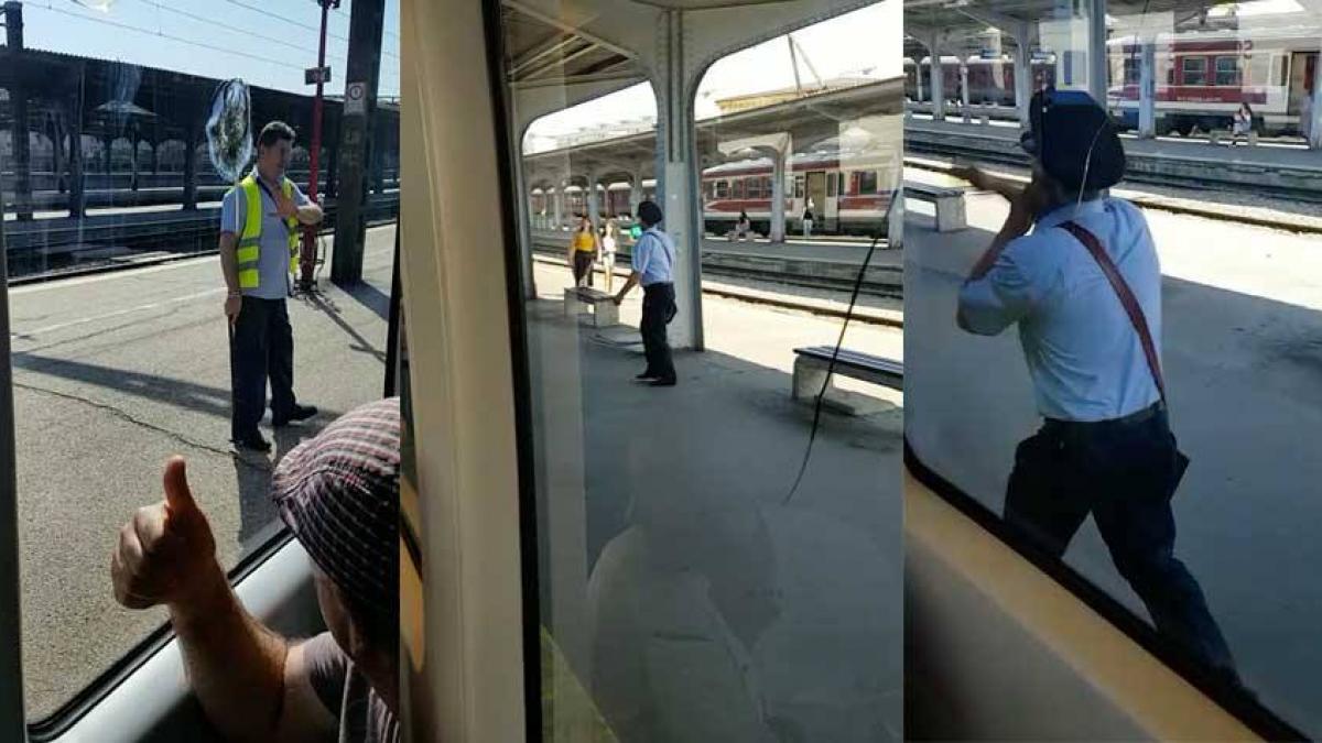 calatorii se uitau pe geam cand trenul a plecat din gara de nord bucuresti la un moment dat au