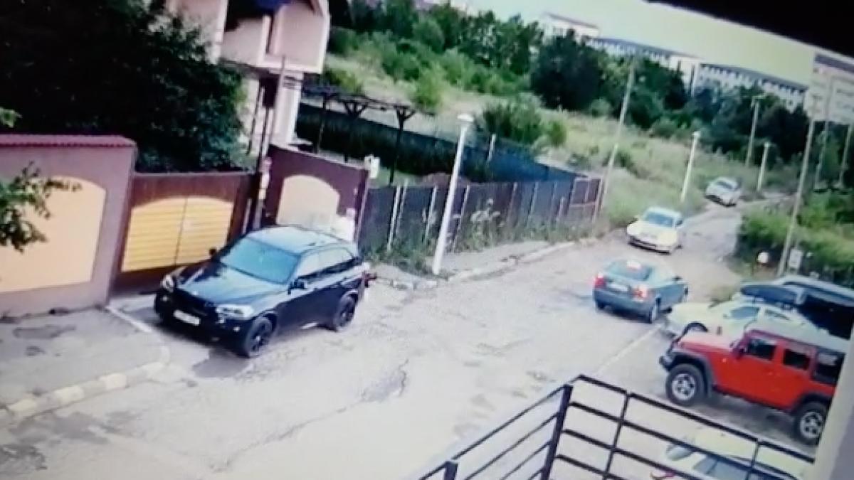 o camera de supraveghere a surprins o imagine de a dreptul socanta in sectorul 6 al capitalei