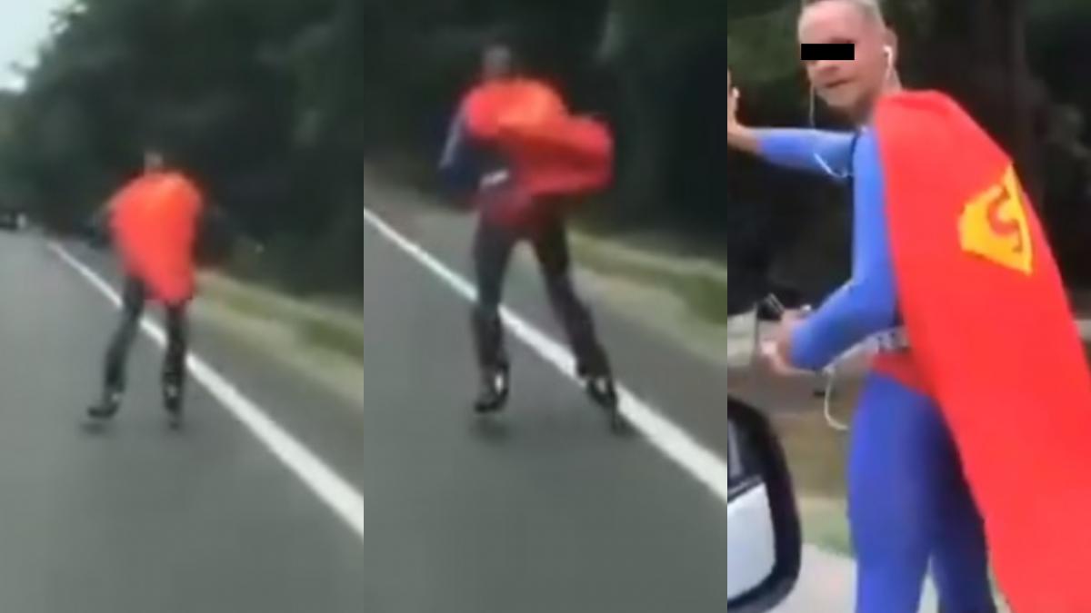 superman oprit in trafic de politistii din iasi zbura prea jos