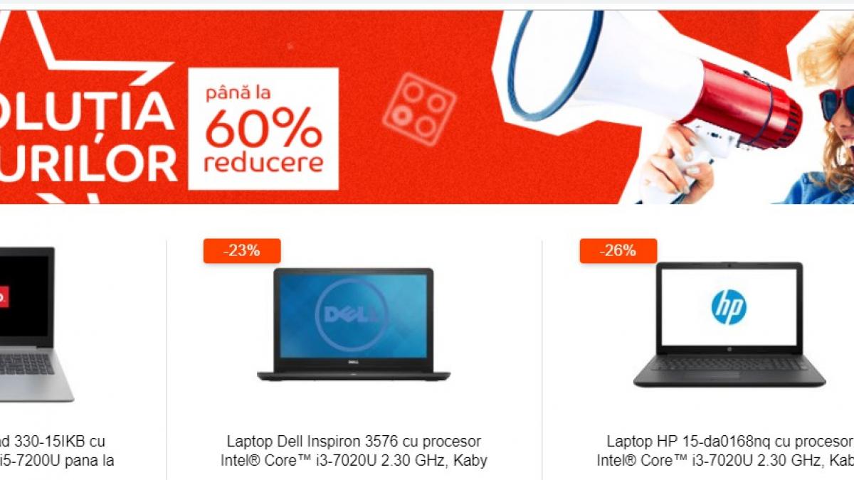 emag reduceri ultimele ore in revolutia preturilor 3 laptopuri sub 900 lei