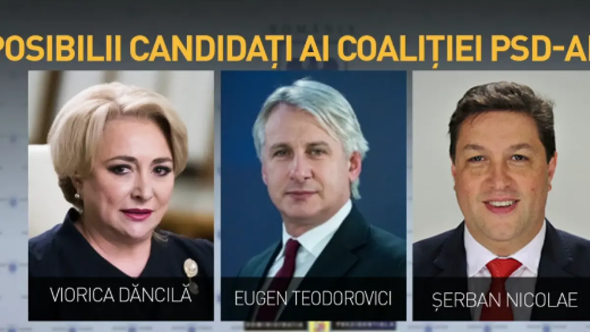 sondaj cine ar trebui sa fie candidatul psd alde la alegerile prezidentiale