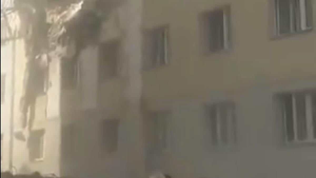 imagini socante in viena doua etaje ale unei cladiri au fost spulberate din cauza unei explozii