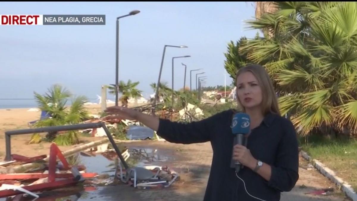 imagini live din halkidiki chiar din locul unde au murit cei doi romani