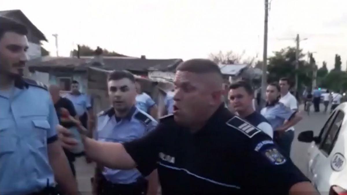 interventie cu gaze lacrimogene in bucuresti pentru un suspect de talharie