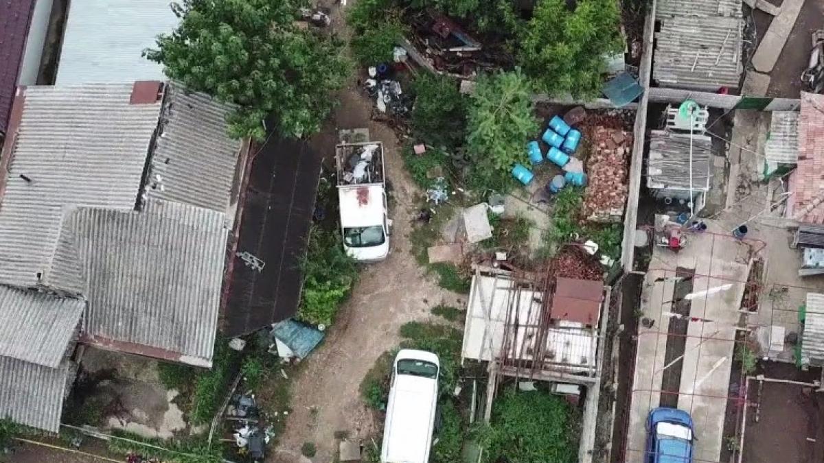 sinteza zilei imagini tulburatoare cu casa criminalului din caracal filmate cu drona