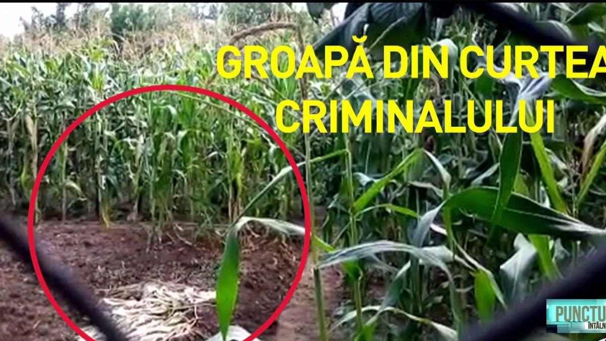 imagini in premiera nationala a fost surprinsa una din gropile sapate de criminalul din caracal