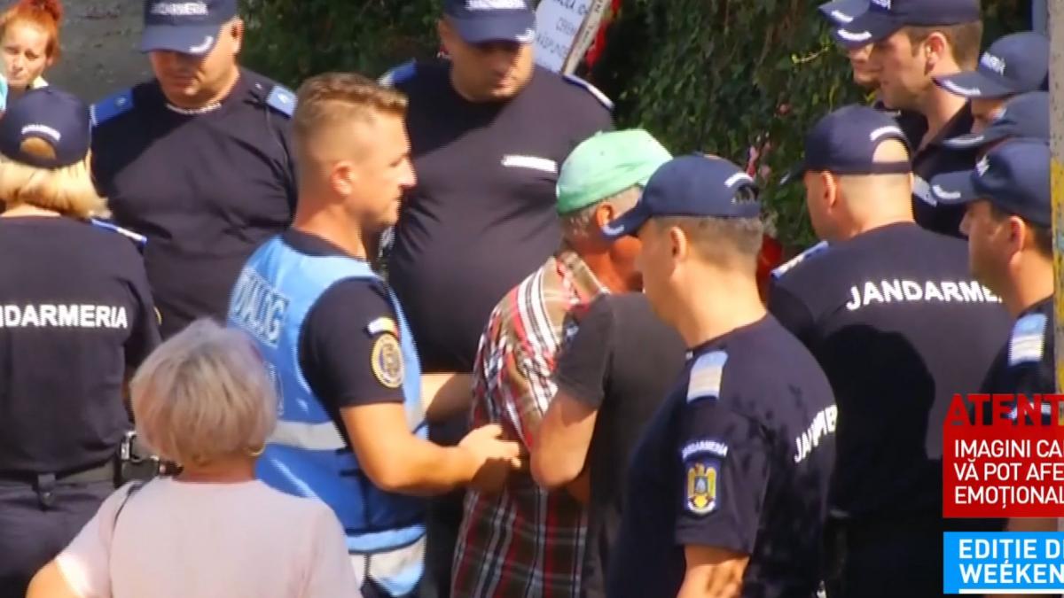 familia luizei a incercat sa intre peste criminal mama fetei a lesinat in fata locuintei lui