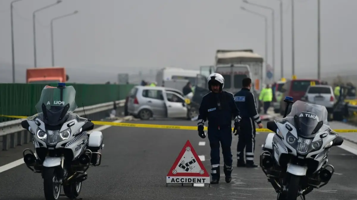 val de accidente pe autostrada a2 o persoana a murit iar una a fost ranita