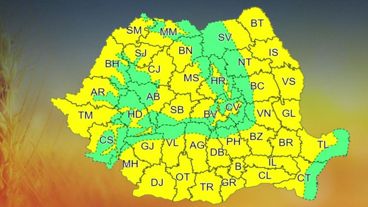 cod galben de canicula in urmatoarele trei zile meteorologii anunta temperaturi de foc