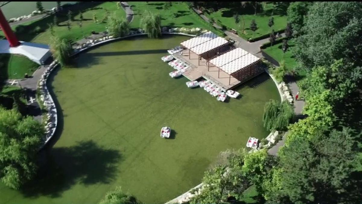 bucurie mare pentru bucuresteni a fost inaugurat primul ponton de hidrobiciclete din sectorul 6