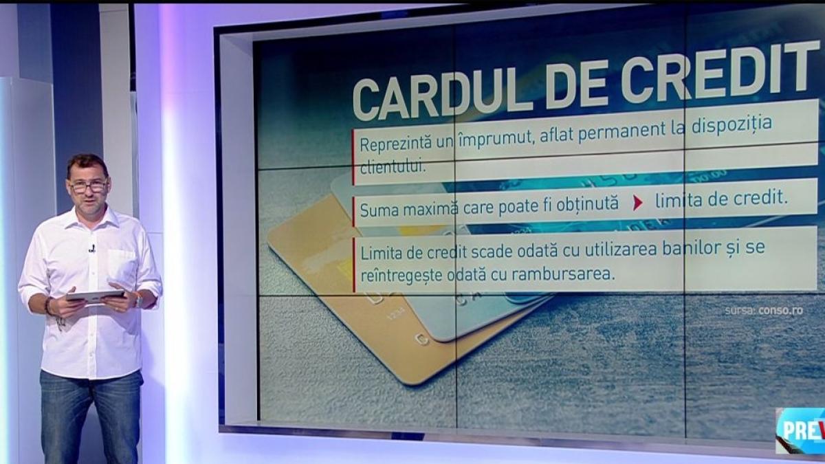 jurnalul de economie totul despre cardul de credit