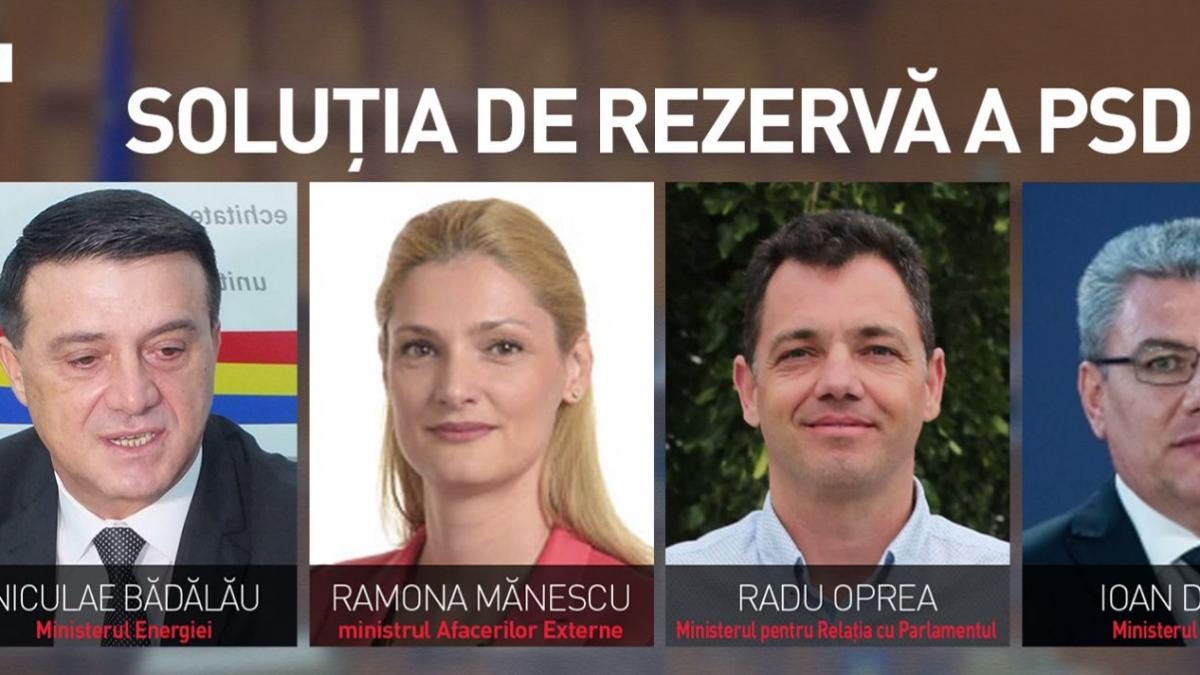 solutia de rezerva a psd cum va arata guvernul dancila 2