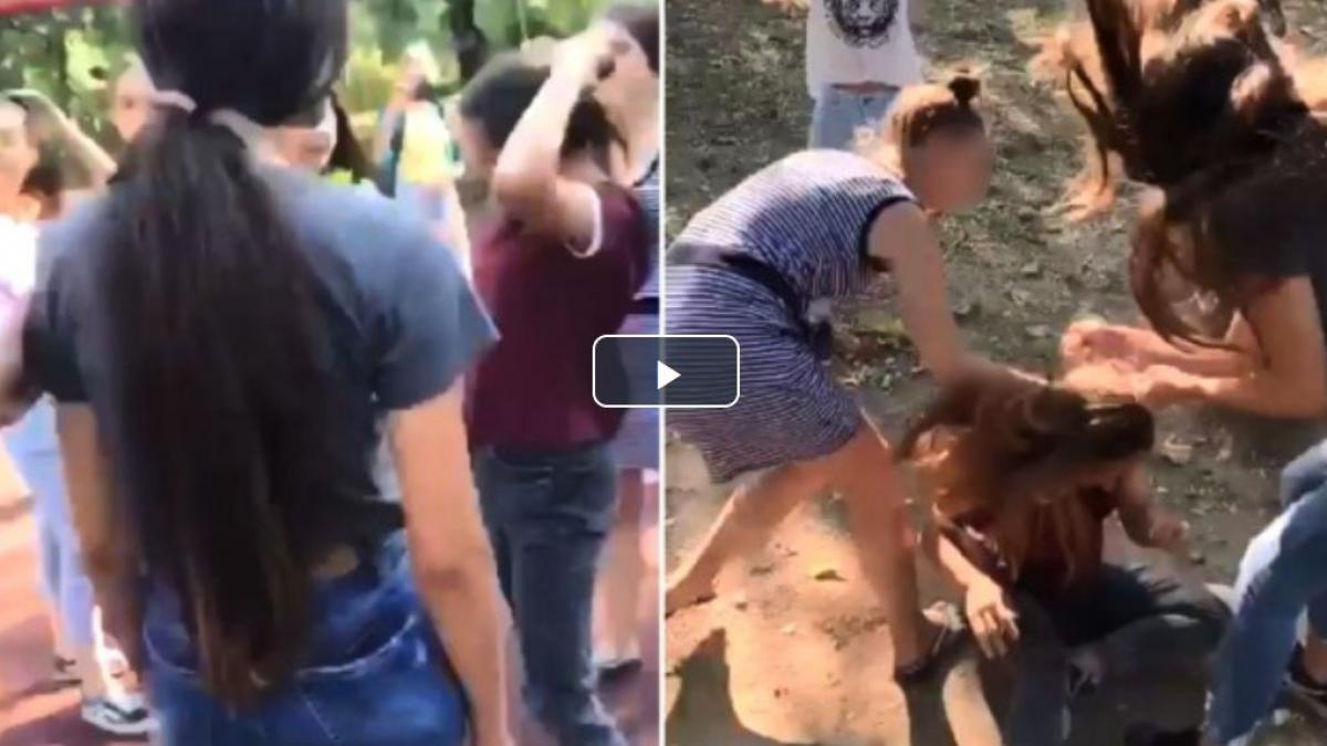 fata batuta si umilita intr un parc din bucuresti de fata erau zeci de copii