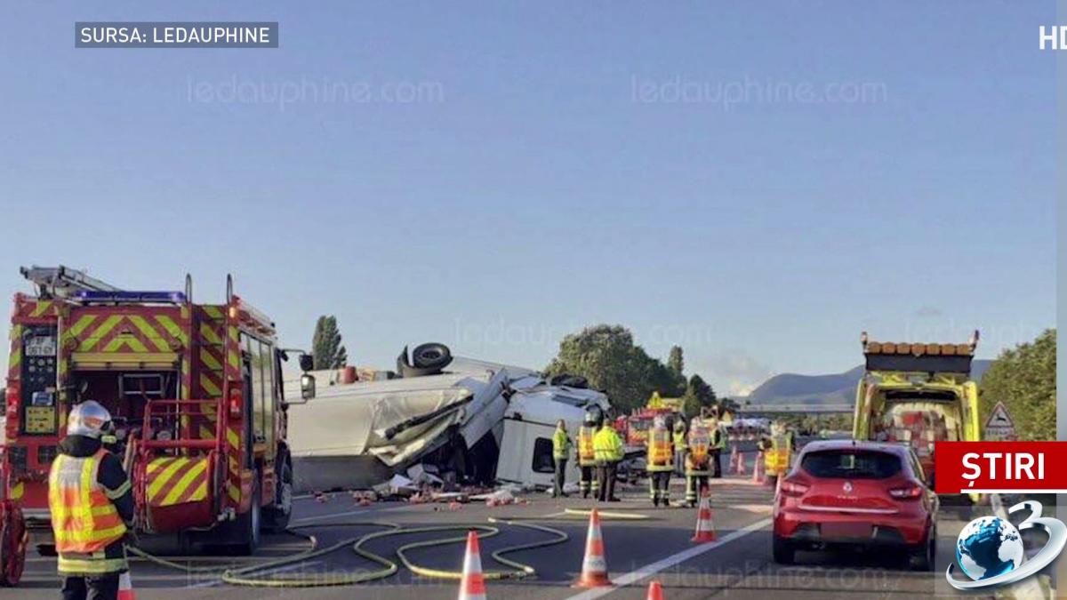 roman mort in franta dupa ce a fost spulberat de un tir