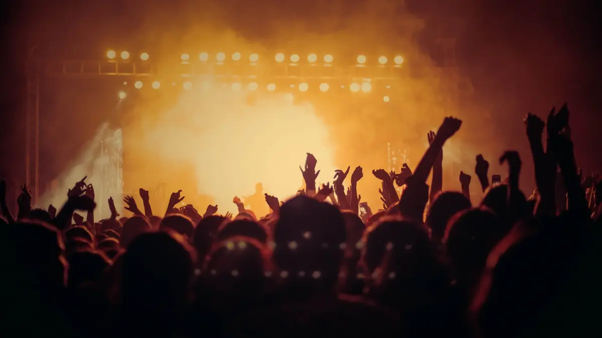 abia astepta sa ajunga la un concert pentru a si vedea artistul preferat la finalul spectacolului