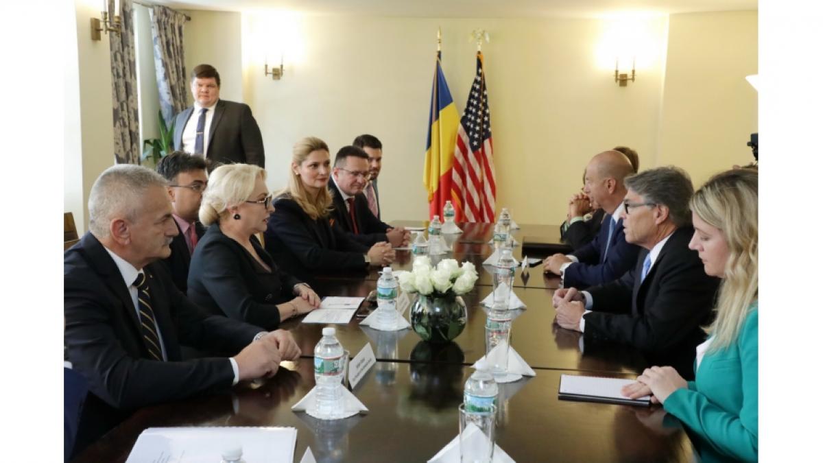 premierul dancila intrevedere cu secretarul american al energiei ce au discutat oficialii video