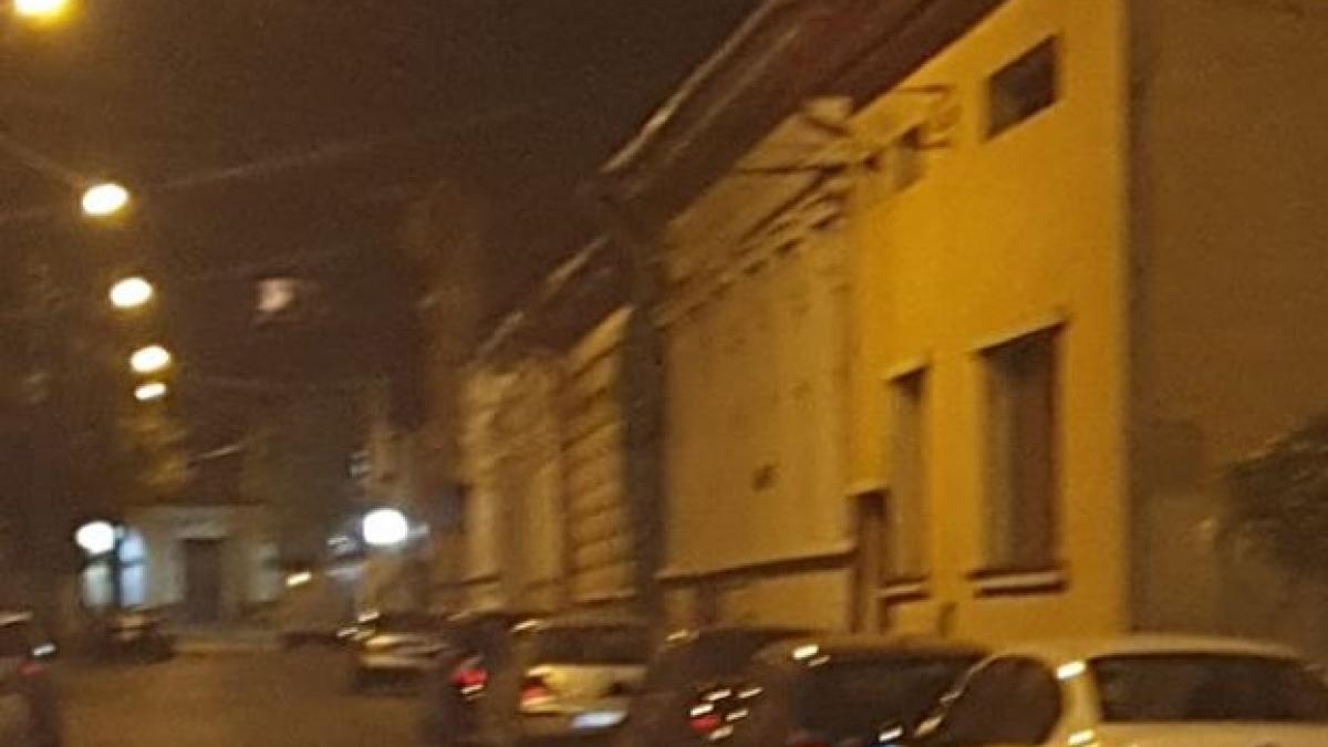 aparitie stranie pe o strada din targu mures cine si ar fi imaginat sa vada asta printre masini foto