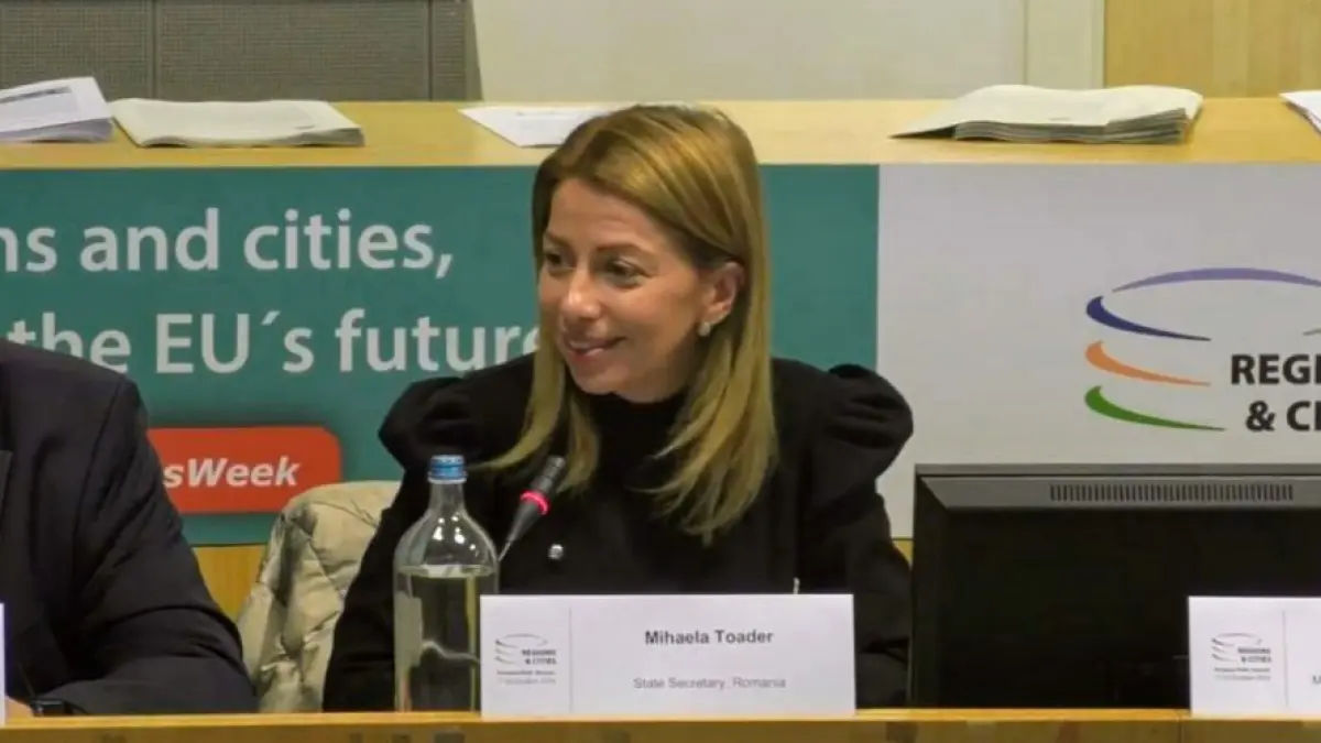 mihaela toader la saptamana europeana a regiunilor si oraselor sustinem orice initiativa care