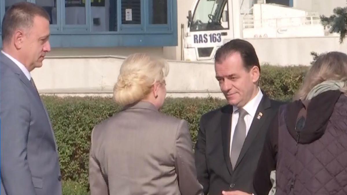 intalnire de gradul zero intre premierul demis viorica dancila si premierul desemnat ludovic orban