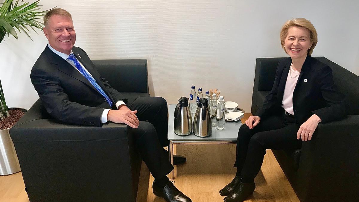 klaus iohannis intalnire cu ursula von der leyen vrea o femeie pentru functia de comisar european